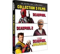 Coffret Deadpool Collection 3 Films Blu-ray 4K Ultra HD