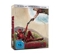 Deadpool 2 Steelbook 4K [3Blu-Ray] [Region Free] (Audio français. Sous-titres français)