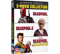 Deadpool - 3 Film Collection (Deadpool / Deadpool 2 / Deadpool & Wolverine) [Region Free] [4K Ultra HD + Blu-ray]