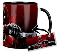 Deadpool A Tasse Ceramique Intérieure et Poignée Noire Mug