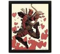 Deadpool Cadre 3d Lenticulaire Shooting Love Arrow