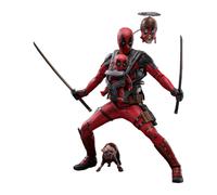 Hot Toys Marvel Comics Figurine de collection Deadpool et Wolverine Deadpool Échelle 1/6 30,5 cm