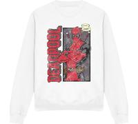 Deadpool - "I Said Mumble" Sweatshirt für Herren/Damen Uni TV14922 (M) (Weiß)