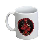 Deadpool - Mug (Taille unique) (Blanc/Noir/Rouge)