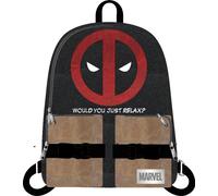 Deadpool - Petit Sac à Dos - 27 cm x 21 cm - Double Fermeture Éclair - 3 Compart