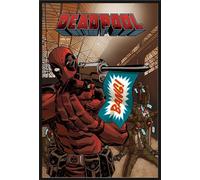 Deadpool - Poster - Bang + cadre amovible, Shinsuke® Maxi plastique noir, vitre acrylique