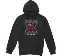 Deadpool - Sweat à capuche pour homme "Coming To Town" TV4584 (S) (Noir)
