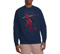 Deadpool Sweat-Shirt Unisexe Marvel Deadpool Sword, Bleu Marine, S
