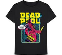 Deadpool T Shirt Comic Merc Nouveau Officiel Marvel Comics Homme Noir Size L