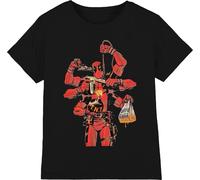 Deadpool - T-shirt Homme/Femme Unie RO10170 (XL) (Noir)