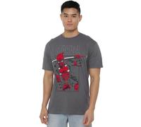 Deadpool T-Shirt Unisexe Flash Icon, Charcoal, L