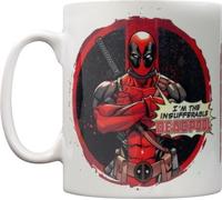 Deadpool - Tasse à café "Insuffisante" PM2007 (Taille unique) (Blanc/Rouge/Noir)
