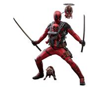 Hot Toys Marvel Comics Figurine de collection Deadpool et Wolverine Deadpool Échelle 1/6 30,5 cm