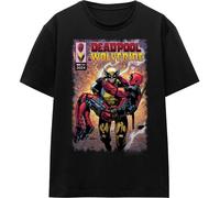 Deadpool & Wolverine - "Wolverine Saves Deadpool" T-shirt Homme/Femme Unie TV17267 (XXL) (Noir)