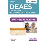 Deaes Diplôme D'etat Accompagnant Éducatif Et Social - 60 Fiches De Révisions
