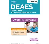DEAES - 70 Fiches de révisions Diplôme d'État d'accompagnant éducatif et social - 2026-2027 - Danièle Lenepveu - Vuibert - broché - Scolaire / Universitaire