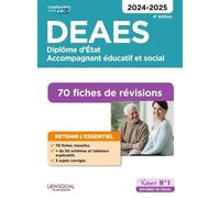 Deaes Diplôme D'etat Accompagnant Éducatif Et Social - 70 Fiches De Révisions