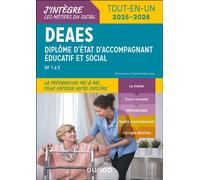 DEAES - Tout-en-Un 2025-2026 Diplôme d'État d'Accompagnant Éducatif et Social 2025-2026 - Charlotte Rousseau - Dunod - broché - Scolaire / Universitaire