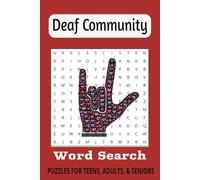 Deaf Community Word Search Puzzle Book: "Fun & Educational Word Puzzles on Deaf Culture, ASL, Accessibility, and Inclusion"