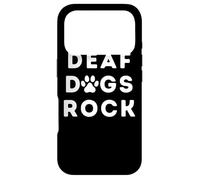 Deaf Dogs Rock J'aime Mon Chien sourd Coque pour iPhone 17 Pro
