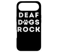 Deaf Dogs Rock J'aime Mon Chien sourd Coque pour iPhone Air