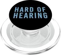 Deaf Hard of Hearing Bleu pâle PopSockets PopGrip pour MagSafe