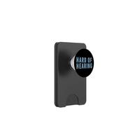 Deaf Hard of Hearing Bleu pâle PopSockets PopWallet pour MagSafe
