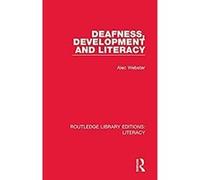 Deafness, Development and Literacy (Routledge Library Editions: Literacy) (English Edition) Format Kindle Comme neuf | Comme neuf | Occasion ou Reconditionné, voir site marchand
