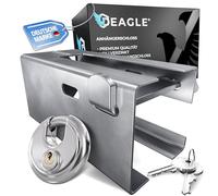 Deagle® Antivol de remorque + serrure ronde + galvanisation de qualité supérieure + protection optimale en cas d'attelage dans toutes les conditions météorologiques