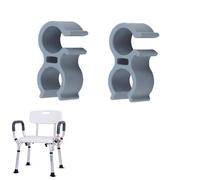 DeaHea Lot de 2 supports de pommeau de douche pour chaise de douche - Support de serrage pour intérieur de douche, chaise de bain, baignoire - Banc de transfert - Tabouret de douche - Siège de