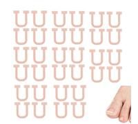DeaHea Lot de 40 patchs correcteurs pour ongles incarnés en forme de U pour soulager les ongles incarnés