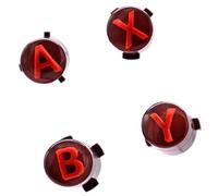Deal4GO ABXY Lot de boutons de rechange en plastique pour manette Xbox One Rose