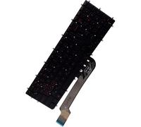 Deal4GO Clavier de rechange non rétroéclairé pour Dell G3 3579 3500 3779|G5 5587 5590 5500|G7 7588 7590|Inspiron 3593 5565 5567 7567 7577 - Rouge