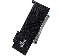 Deal4GO Clavier de remplacement rétroéclairé RVB coloré pour ASUS FX507 FA507 FX707 FA707 TUF507 TUF707 FX507ZC-ES53 Noir 39,6 cm