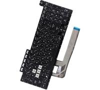 Deal4GO Clavier rétroéclairé de remplacement pour ASUS FX506 FA506 TUF506 FX706 FA706 FA506IH-AS53 TUF506IU-ES74 TUF506IV-AS76 - Noir