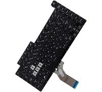 Deal4GO Clavier rétroéclairé monochrome (câble de rétroéclairage 8 broches) de remplacement pour ASUS G531 G531GU G531GV G531GW G512 G512LU G531GV-DB76 - Noir, 15,6", SX185162B-US