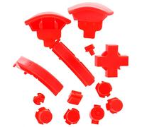 Deal4GO Ensemble de boutons avec gâchettes ABXY D-Pad Home Capture L R ZR ZL de rechange pour Nintendo Switch Lite en plastique (rouge)