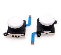 Deal4GO Joy-Con Lot de 2 joysticks analogiques de rechange pour Nintendo Switch/Switch Lite Blanc