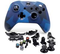 Deal4GO Kit de coque complet avec bouton de déclenchement pour manette Xbox One Slim 1708 Midnight Forces II Edition