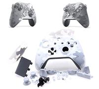 Deal4GO Kit de coque de remplacement pour manette sans fil Xbox One S 1708 Blanc/gris