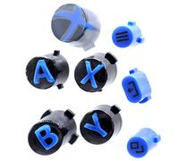 Deal4GO Lot de 8 boutons ABXY en plastique pour manette Xbox Série S et Xbox Série X Bleu