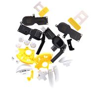Deal4GO Lot de boutons de rechange avec support de haut-parleur ABXY L R ZR ZL Triggers D-pad Home pour Nintendo Switch Lite (jaune)