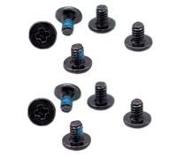 Deal4GO M2 x 3 mm M.2 SSD Tête plate Phillips Vis de remplacement pour ordinateur portable Dell HP ASUS Acer Lenovo Ventilateur de refroidissement de bureau Charnière de dissipateur thermique - Noir