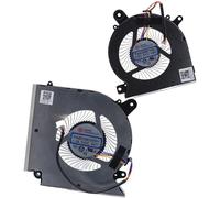 Deal4GO PABD08008SH Ventilateur de refroidissement graphique de remplacement pour MSI GF66 GL66 GF76 GL76 WF76 MS-1541 MS-1583 MS-1584 MS-17L1 MS-17L4, noir, PABD08008SH