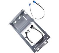 Deal4GO Support pour disque dur 3,5" avec câble d'alimentation SATA FF0ND MKT27 5GPWK de remplacement pour ordinateur de bureau Dell ECS1250 ECT1250 QVS1260 QCT1250