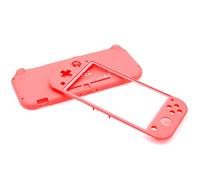 Deal4GO Top & Bottom Housing Shell Case Rear Front Backplate Outer Plastic Shell Replacement for Switch Lite HDH-S-JXE-C0 (Pink)