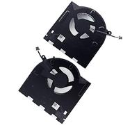 Deal4GO Ventilateur de refroidissement pour processeur CNV63 0CNV63 FM7J avec refroidisseur GPU H5TYJ 0H5TYJ FM7H Ensemble de remplacement pour Dell Alienware M17 R3 M17 R4 P45E