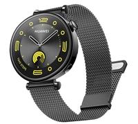 DEALELE Bracelet compatible avec Huawei Watch GT4 41 mm/Garmin Venu 3S/Forerunner 265S/255S/Fossil Women's Gen 6, 18 mm en acier inoxydable maille milanaise pour homme et femme, 18mm, Acier inoxydable