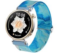 DEALELE Bracelet Compatible avec Huawei Watch GT5 Pro 42mm / GT5 41mm / GT4 41mm / Garmin Venu 3S / Forerunner 265S / Fossil Women's Gen 6, Bandes en Nylon Élastique Colorées de 18mm pour Femmes, 18mm