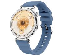 DEALELE Bracelet compatible avec Huawei Watch GT6 / GT5 / GT4 41 mm / GT5 Pro 42 mm / Garmin Venu 3S / Fossil Women's Gen 6, Femme 18 mm Bracelet de rechange sport en silicone cristal de glace souple